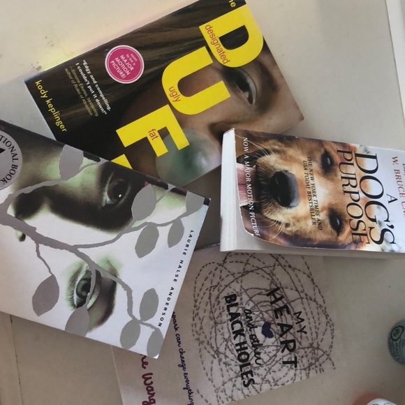 A bundle of books